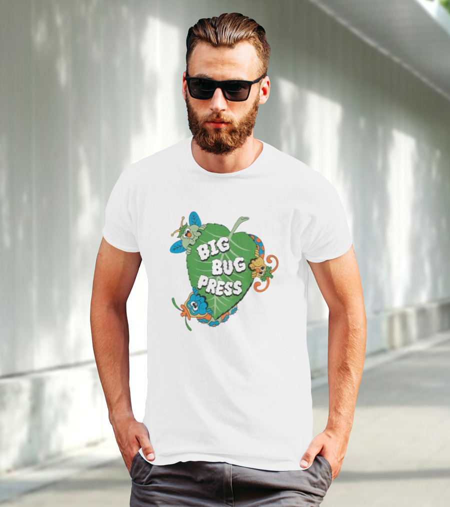 Big Bug Press Leafy Lunchtime Cute Cartoon Characters T-Shirt