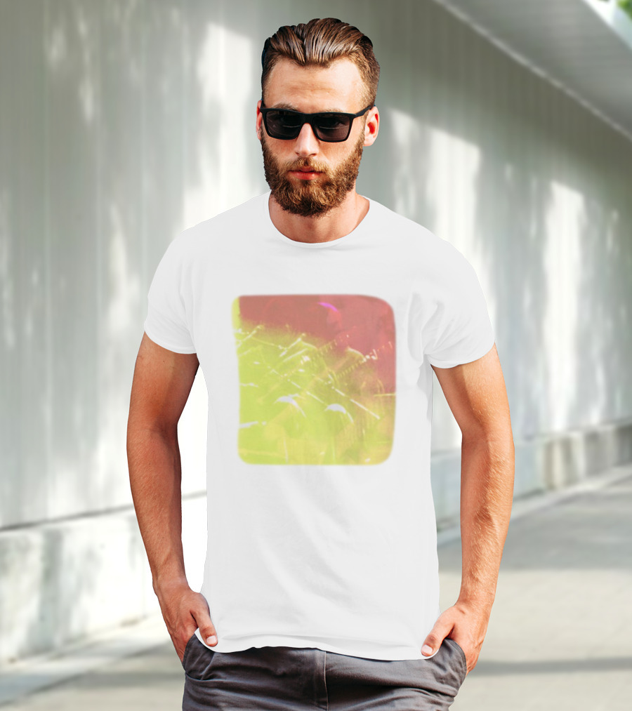 Big Thief Live At Revolution Hal Multicolored Guitar Overlay T-Shirt