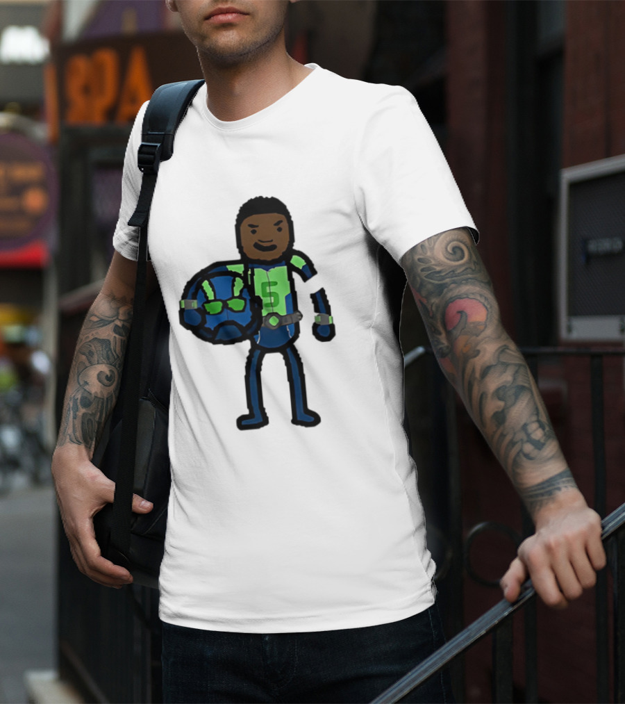 "Anthony Edwards No.5 Cartoon Ant-Man Style Minnesota Timberwolves" T-Shirt