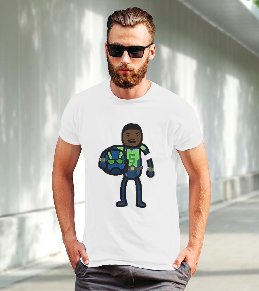 "Anthony Edwards No.5 Cartoon Ant-Man Style Minnesota Timberwolves" T-Shirt