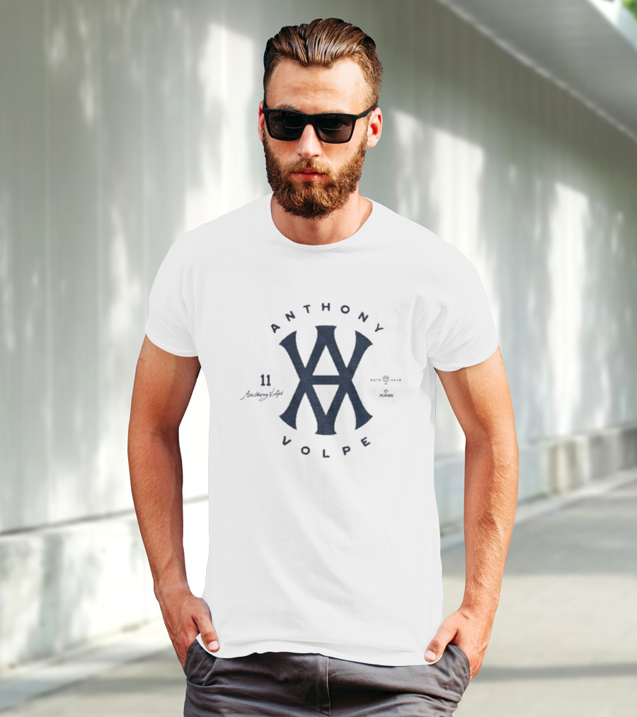Anthony Volpe AV 11 Signature Icon Symbol Collection T-Shirt