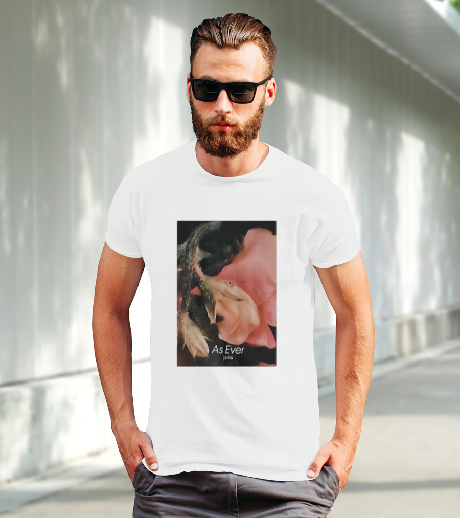 As Ever Jams 02 Pink Floral Close-Up T-Shirt