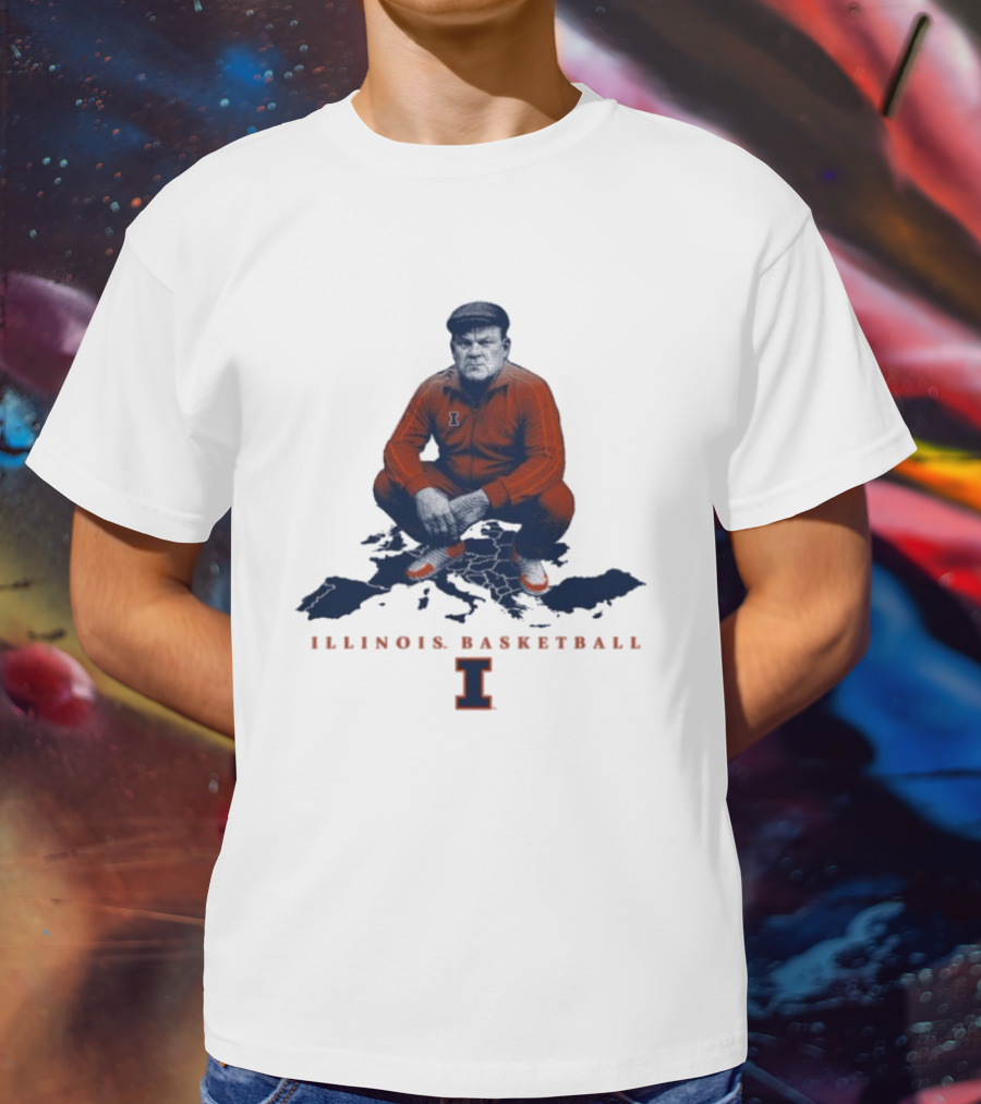 Bret Bielema Illinois Basketball Fighting Illini Coach Bradimir T-Shirt