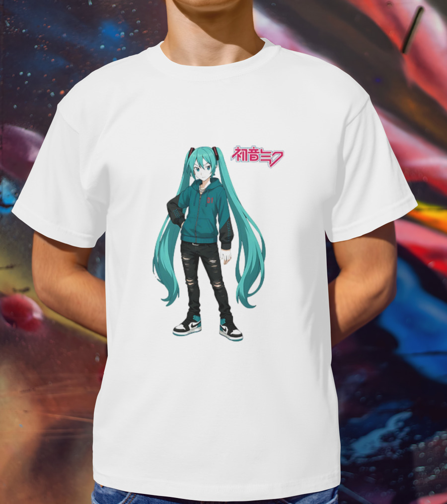 初音ミク Atlanta Miku Character T-Shirt