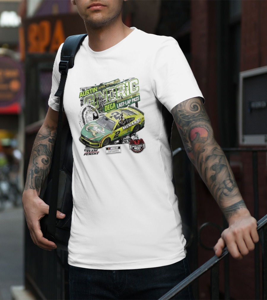 Austin Cindric April 27th Dega Last-Lap Pass Menards 2 Jack Link's 500 Nascar Cup Series T-Shirt