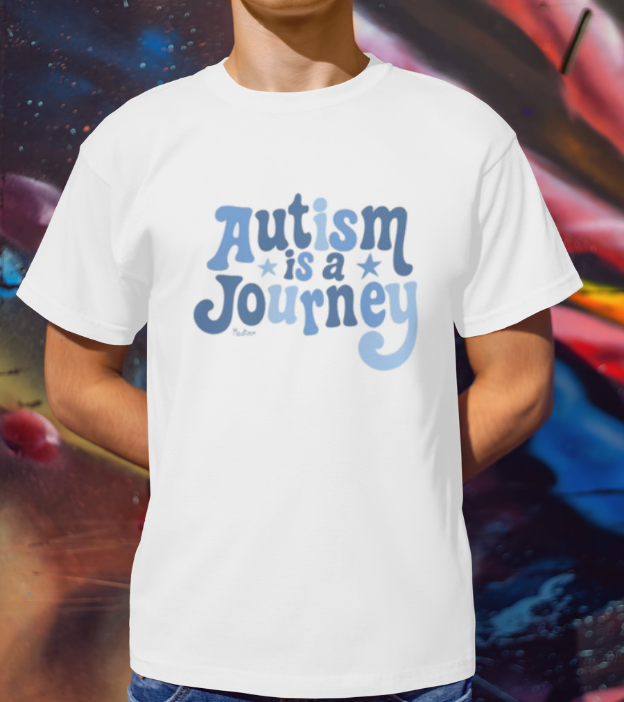 Autism Is A Journey Madison Marilla With Stars T-Shirt