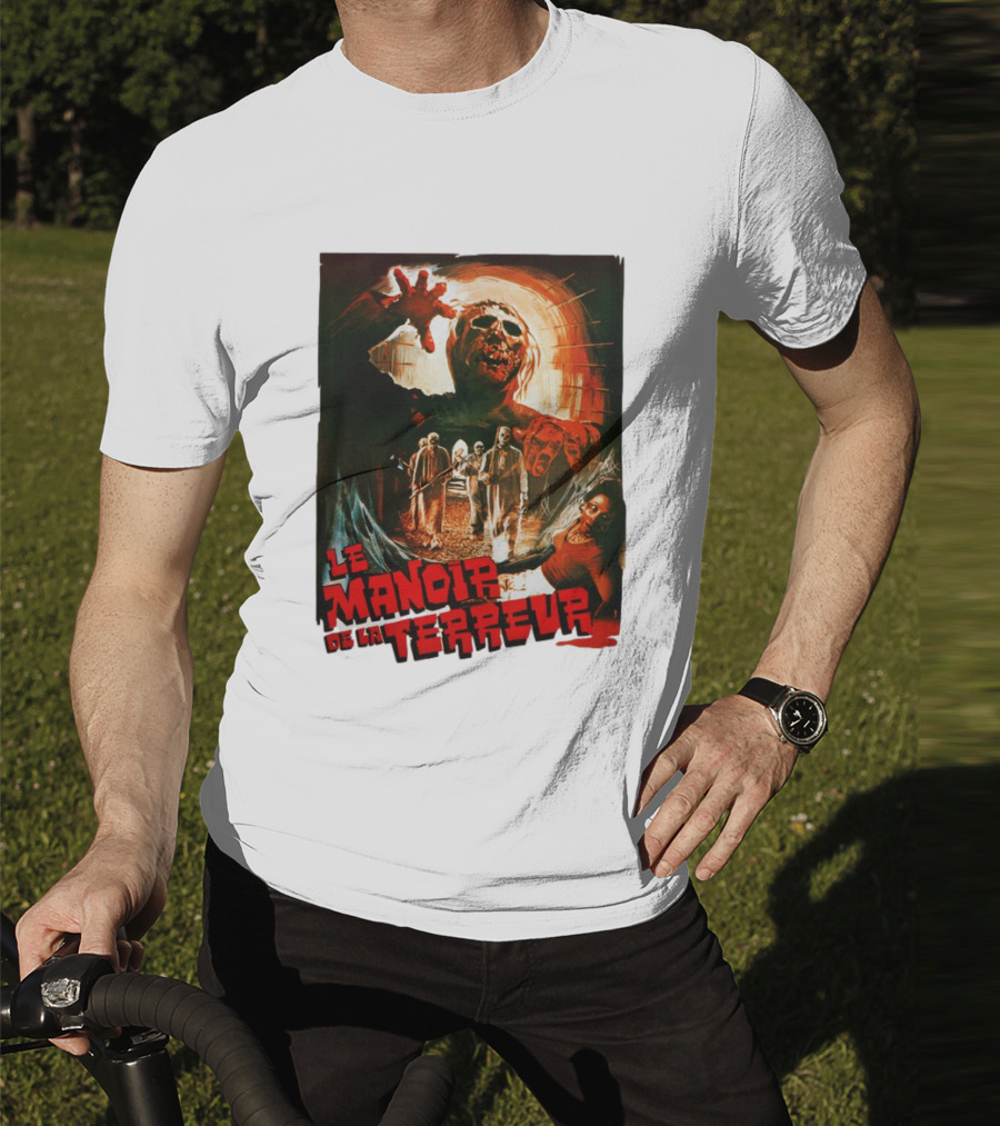 Le Manoir De La Terreur Horror Art T-Shirt