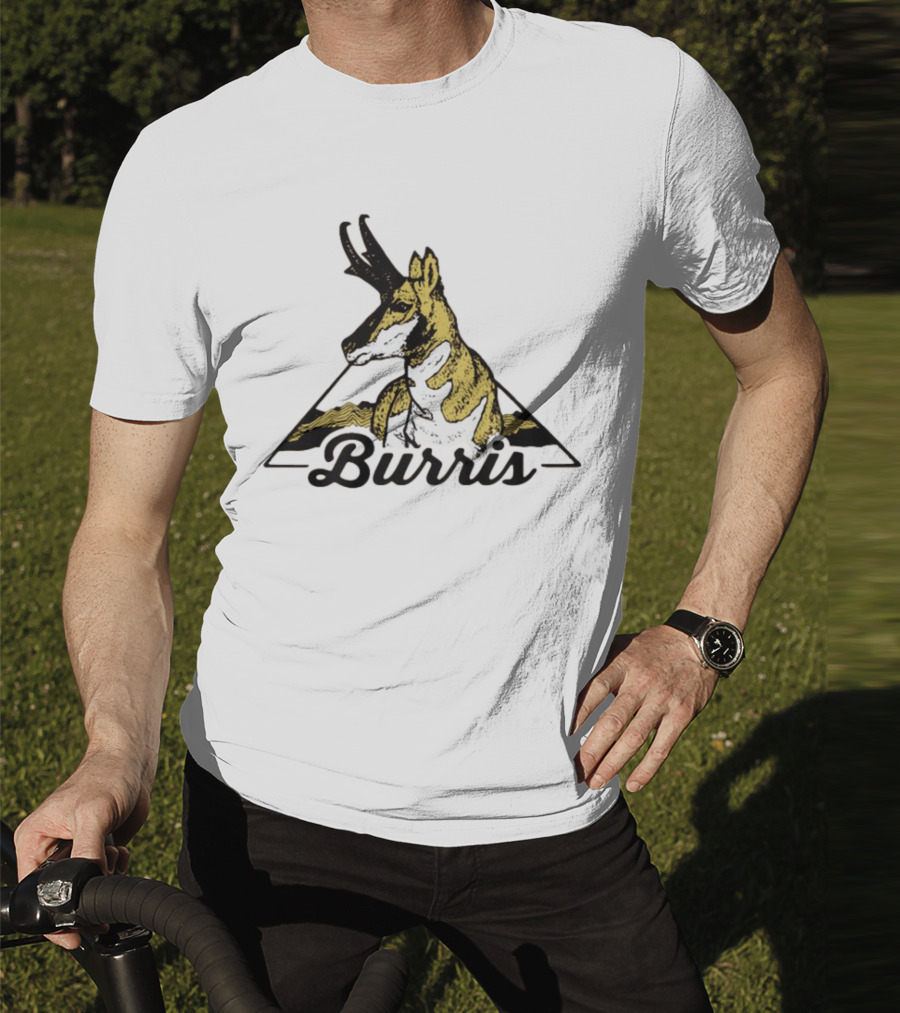 Burris 24 Antelope Triangle Retro Graphic T-Shirt