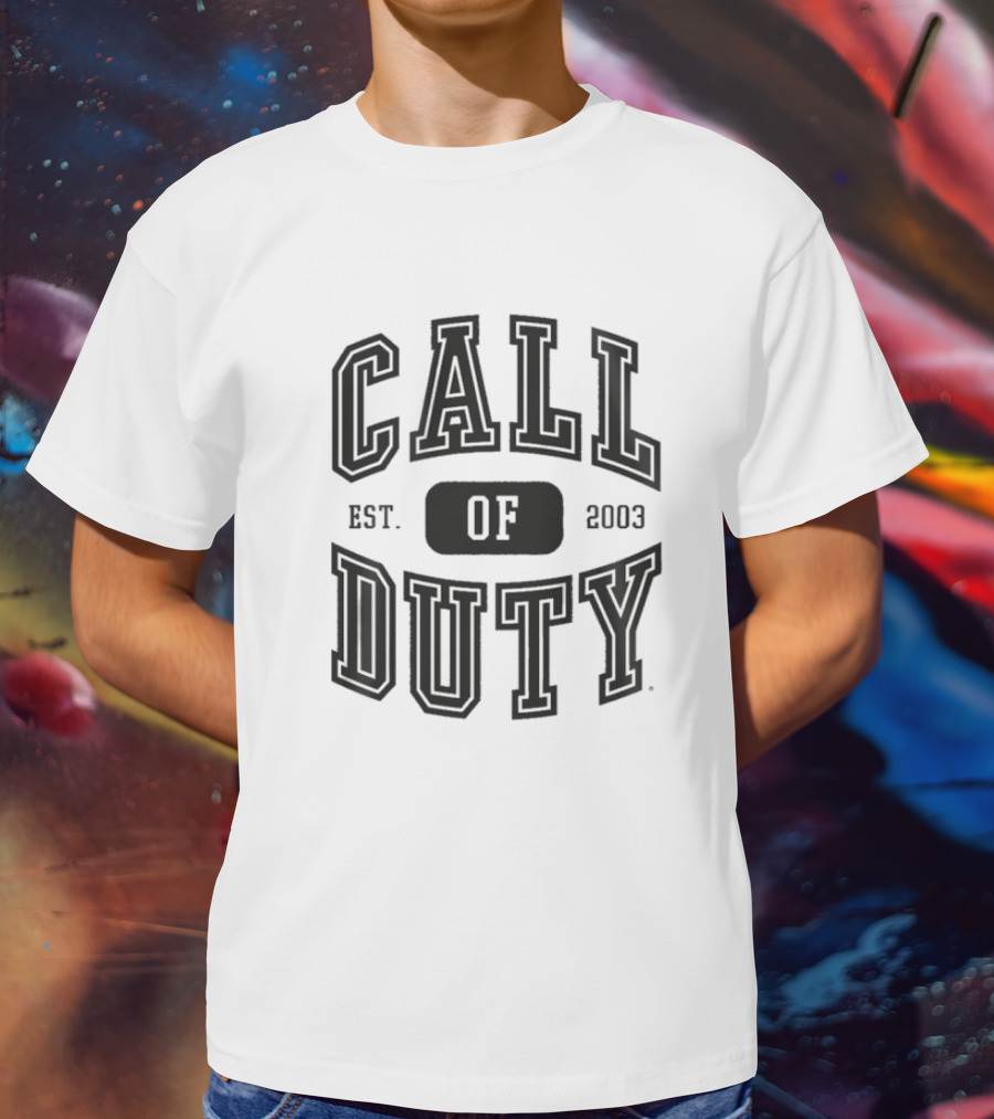 Call Of Duty Alumnus Est 2003 Gaming Apparel T-Shirt