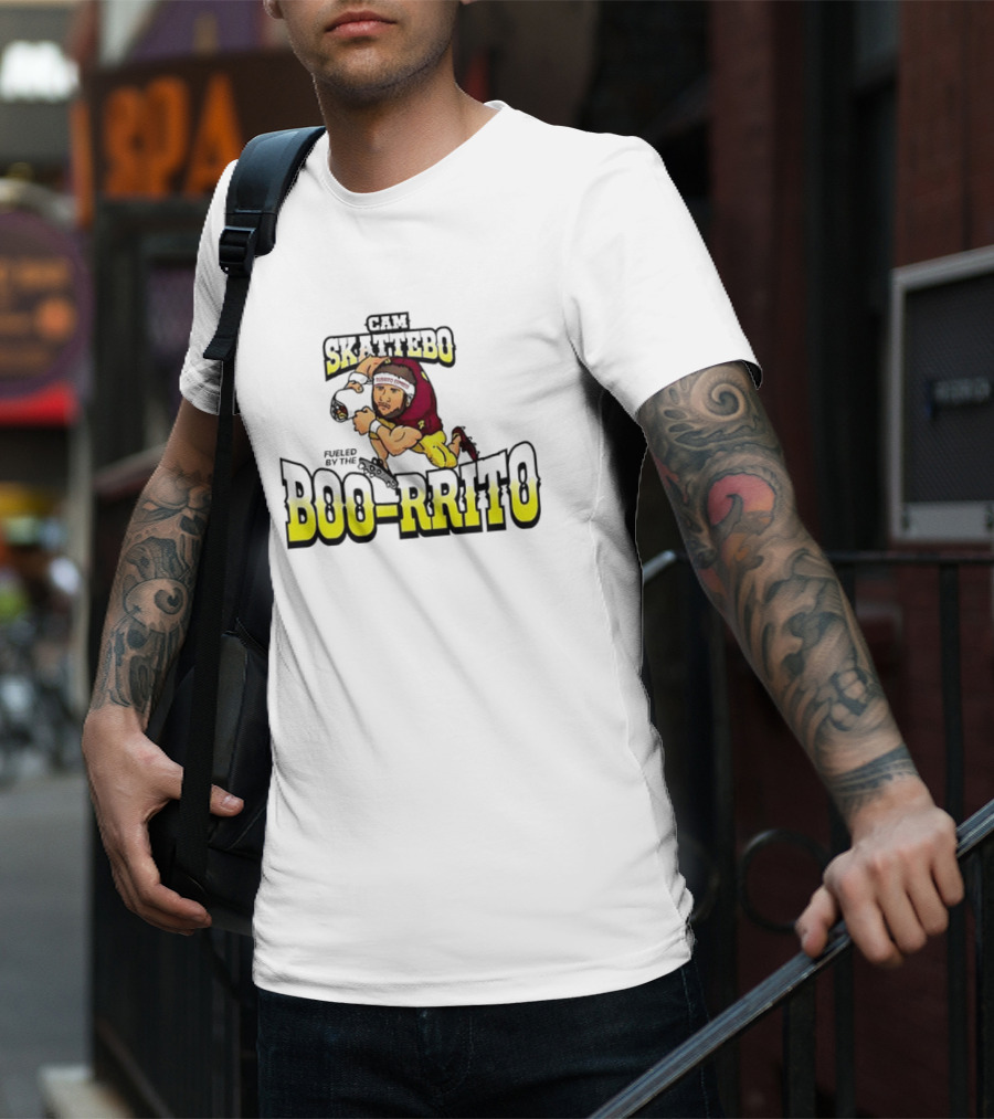 Cam Skattebo Boo-Rrito Football Tackle Motivated By Burrito T-Shirt