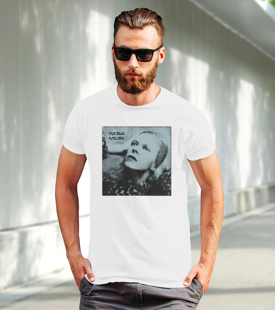 David Bowie Hunky Dory Album Cover Iconic 1971 Retro Style T-Shirt