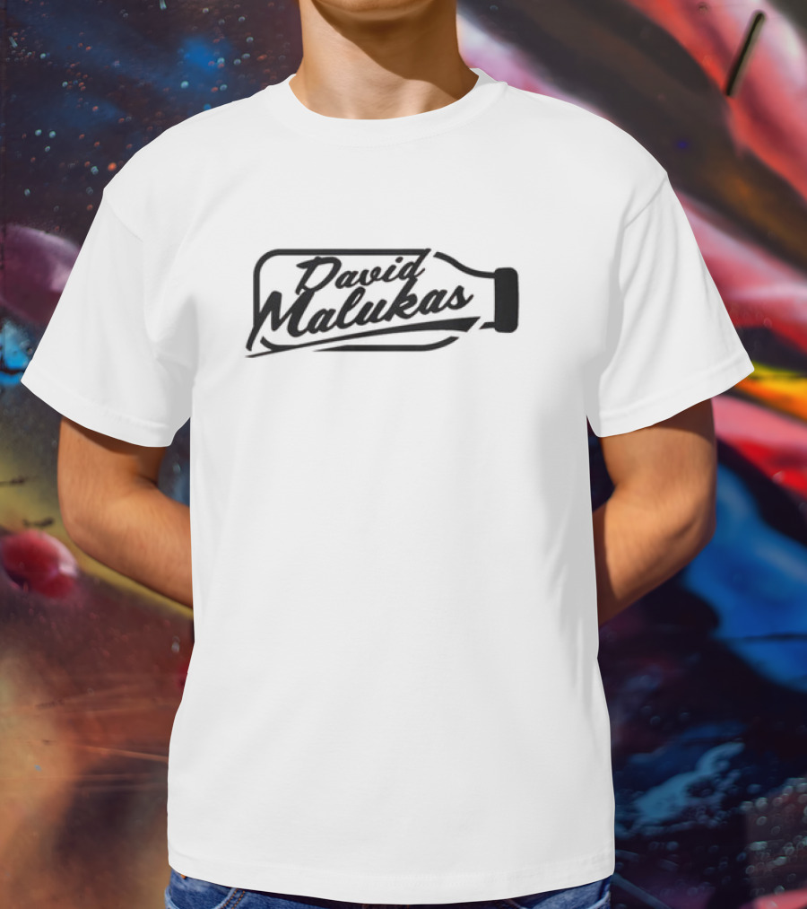 David Malukas Got Milk Bottle Typography T-Shirt