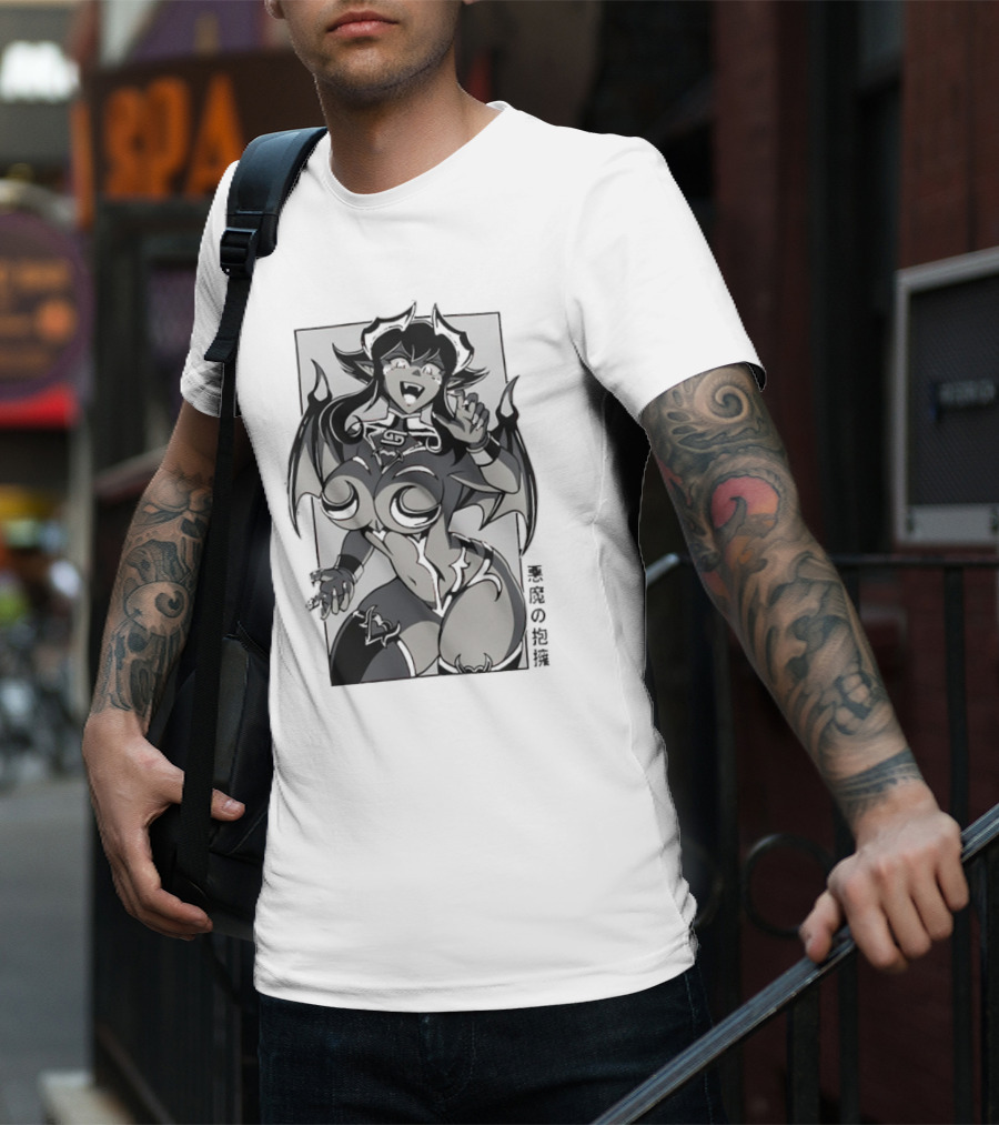 Demonic Embrace Waifu 黒竜の抱擁 T-Shirt