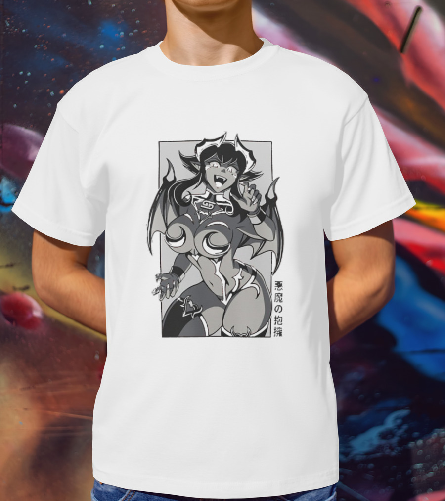 Demonic Embrace Waifu 黒竜の抱擁 T-Shirt