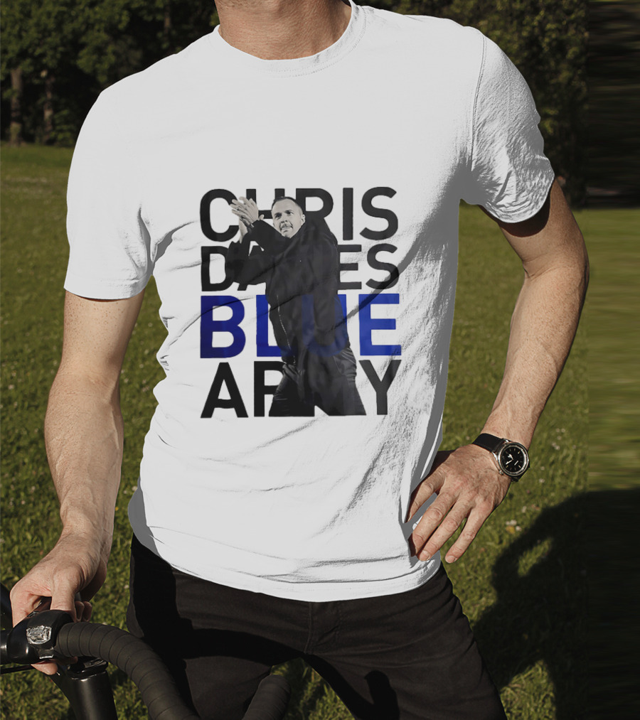 Chris Davies Blue Army Leadership And Inspiration T-Shirt