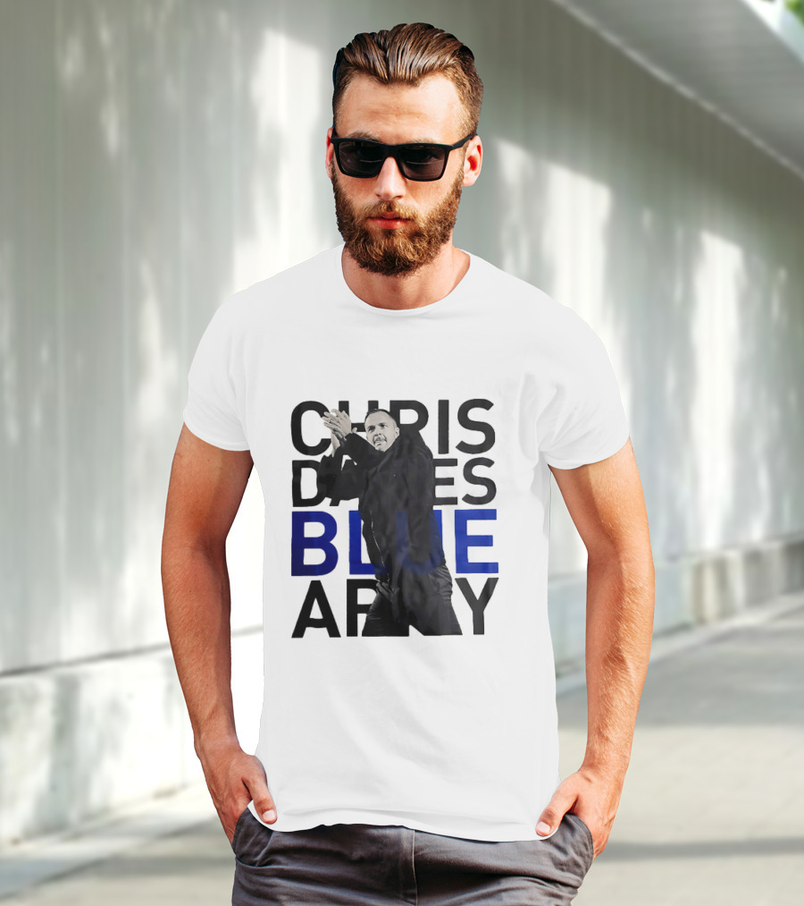 Chris Davies Blue Army Leadership And Inspiration T-Shirt