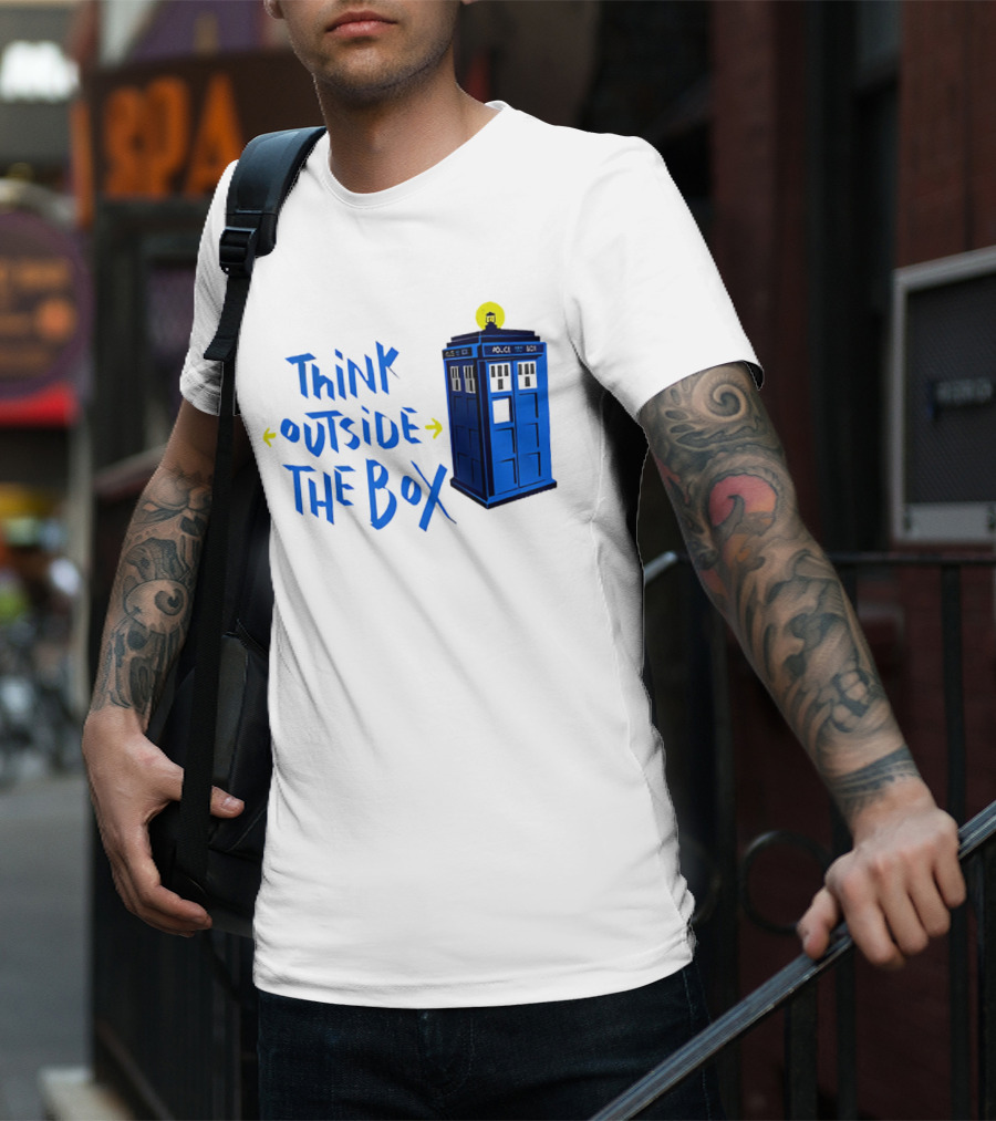 Think Outside The Box Doctor Who Tardis T-Shirt