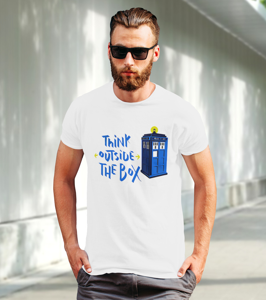 Think Outside The Box Doctor Who Tardis T-Shirt