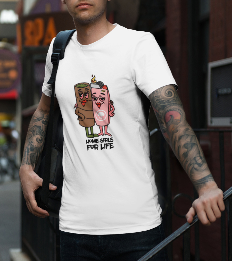 Push Trees Dope.As.Yola Home Girls For Life T-Shirt