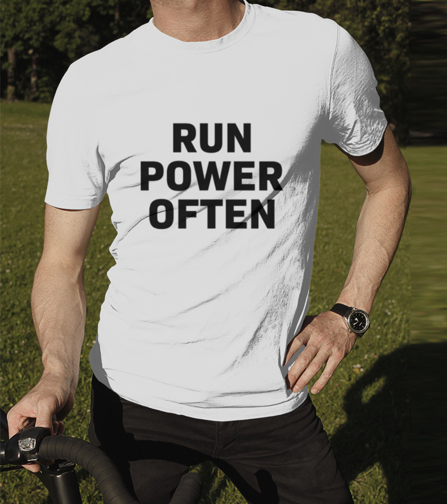 Coach Tom Yashinsky Run Power Often Football And Wings Illustration T-Shirt