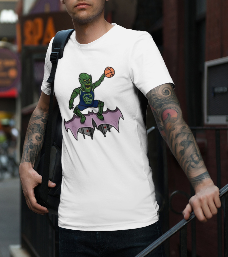 Golden State Warriors Draymond Green Goblin Basketball Crossover T-Shirt