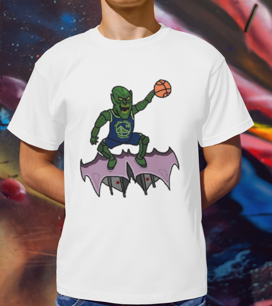 Golden State Warriors Draymond Green Goblin Basketball Crossover T-Shirt