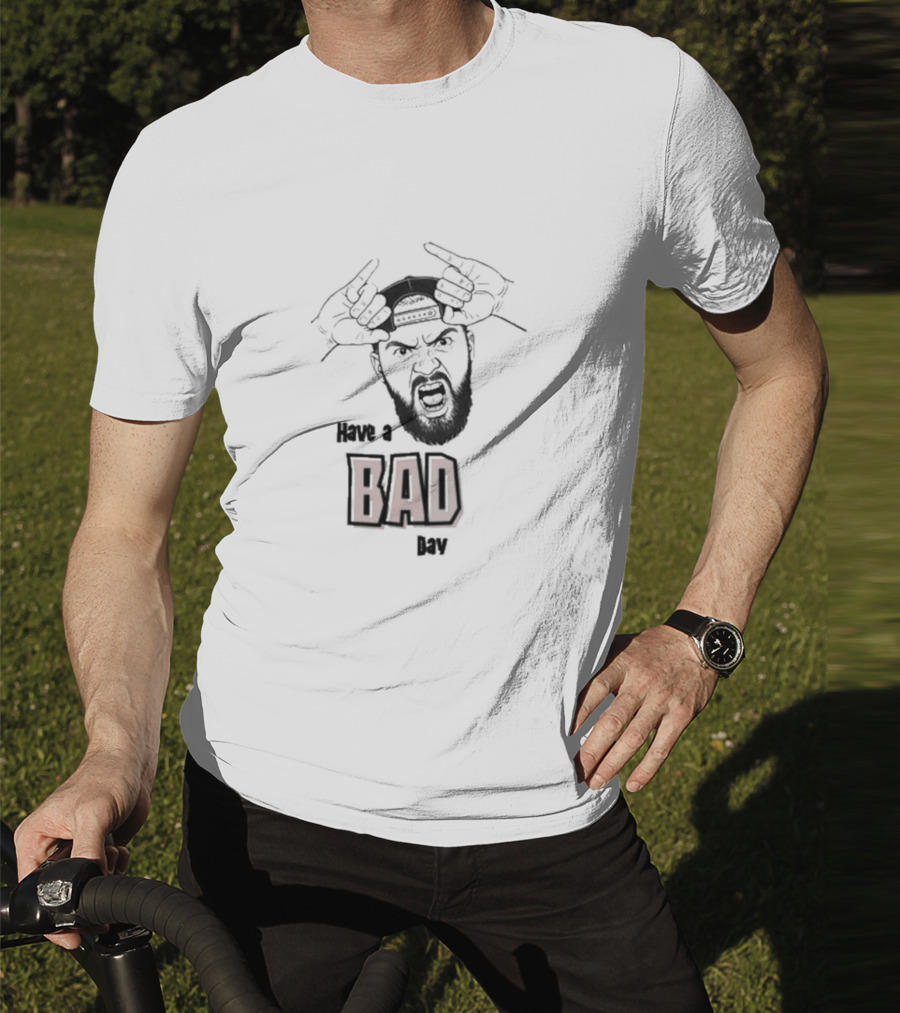 Eddie Kingston Bad Day Red Text With Sledgehammers And Crown T-Shirt