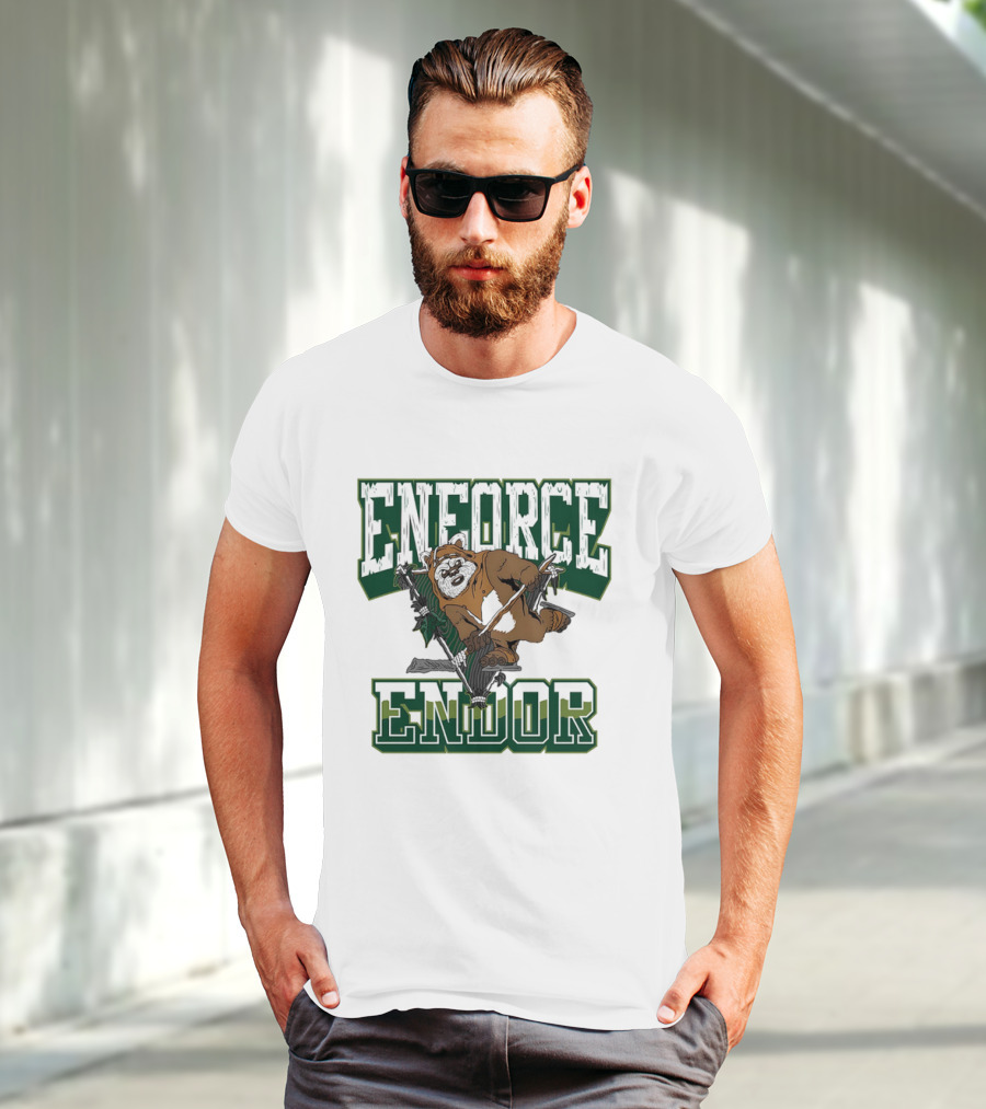 Enforce Endor Hockey Ewok Warrior T-Shirt