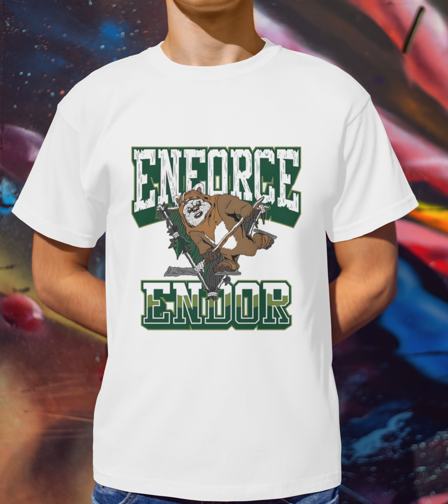 Enforce Endor Hockey Ewok Warrior T-Shirt