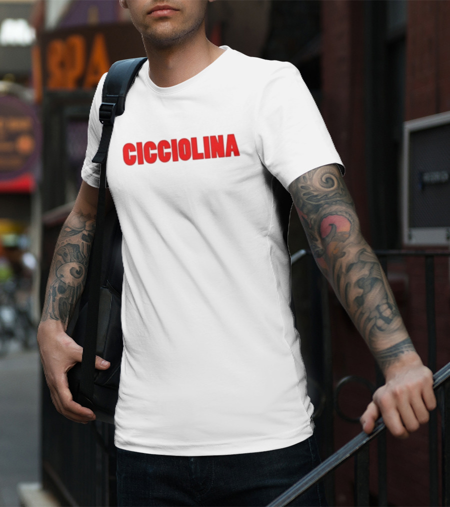 Erika Vikman Cicciolina Red Bold Statement T-Shirt