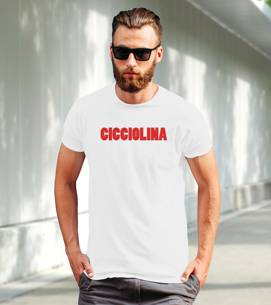 Erika Vikman Cicciolina Red Bold Statement T-Shirt
