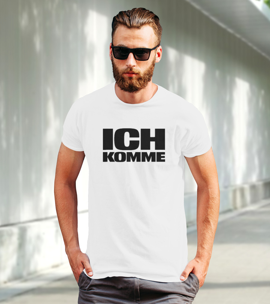 Erika Vikman Ich Komme Retro 70s Disco Aesthetic Black Text T-Shirt