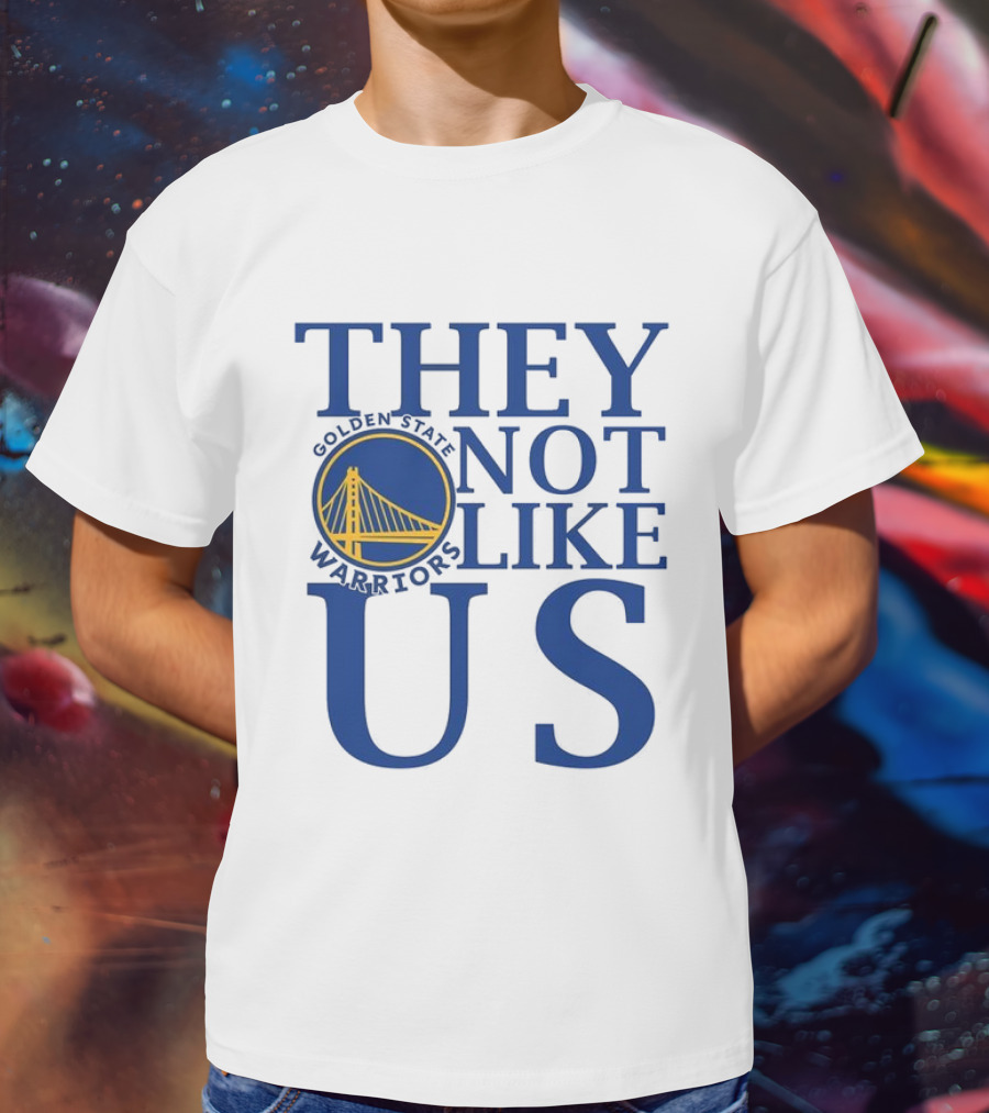 Golden State Warriors They Not Like Us Bay Bridge Icon T-Shirt