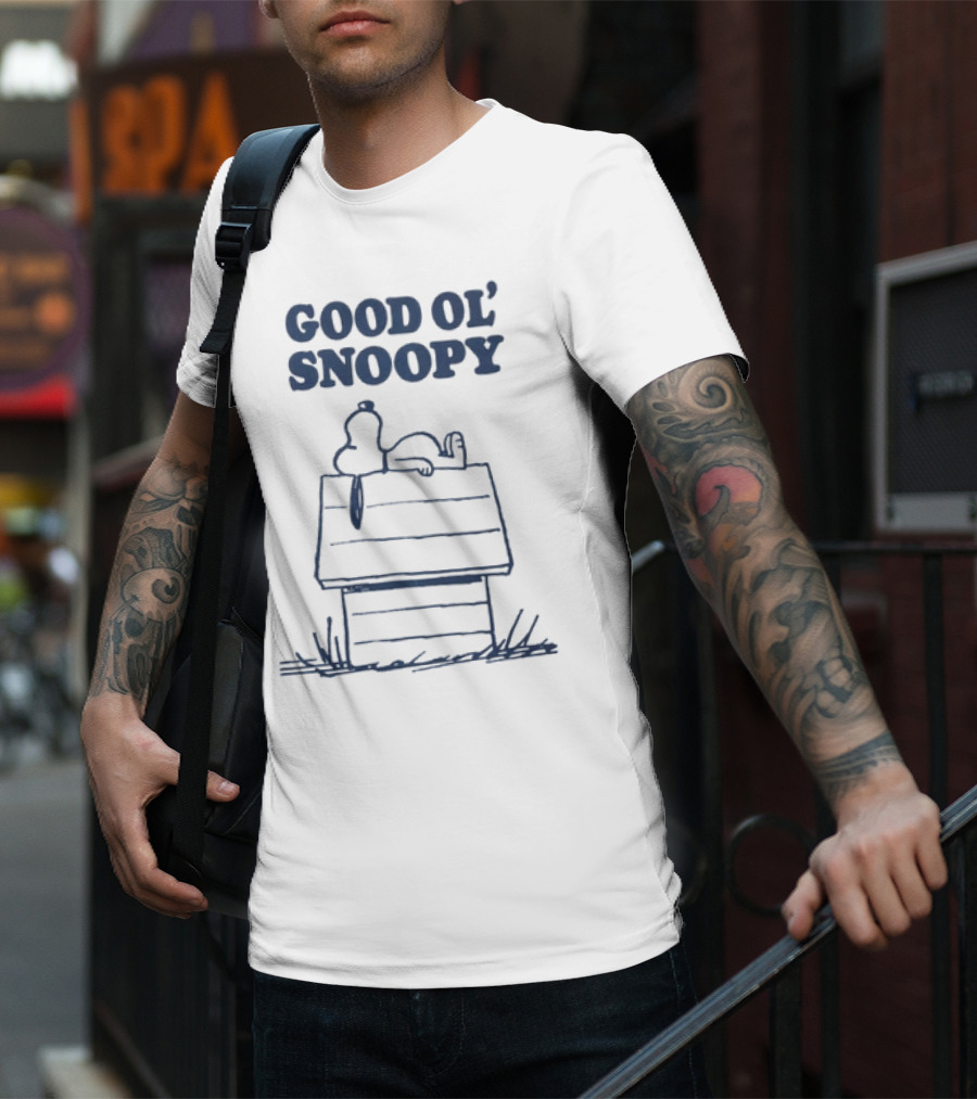 Good Ol’ Snoopy Lying On Doghouse T-Shirt