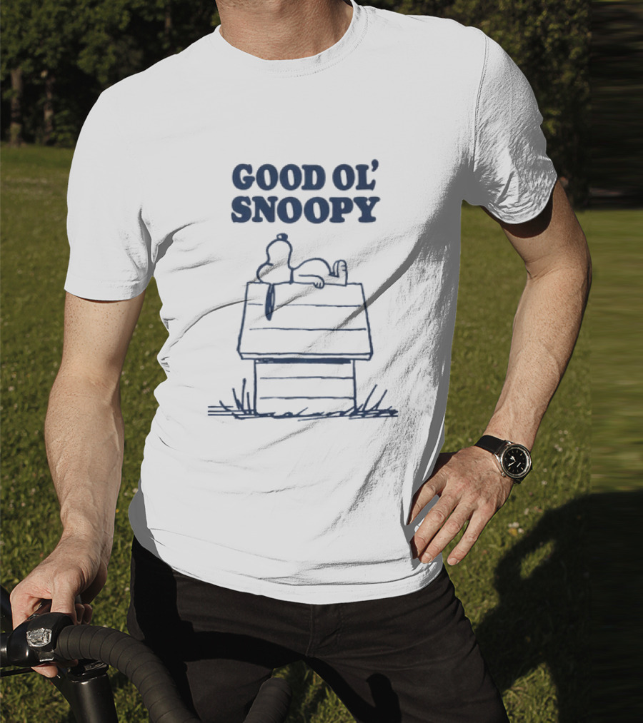 Good Ol’ Snoopy Lying On Doghouse T-Shirt
