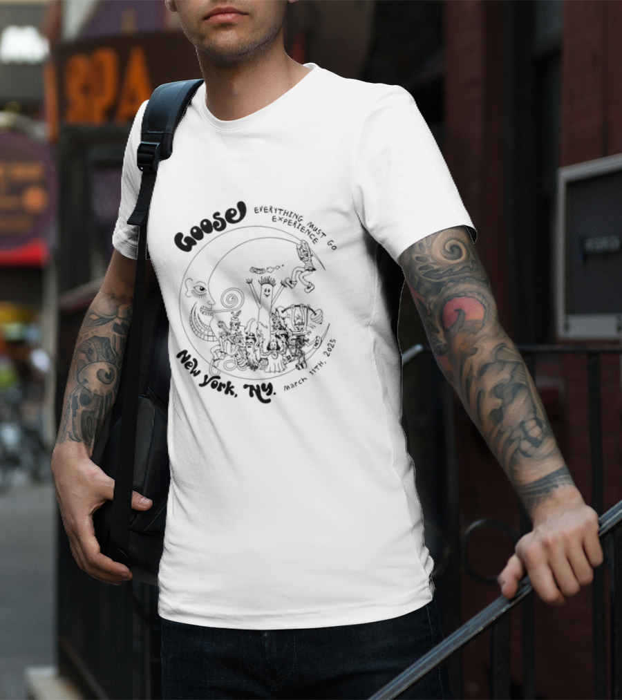 Goose Everything Must Go Experience With Skeleton Vibes T-Shirt