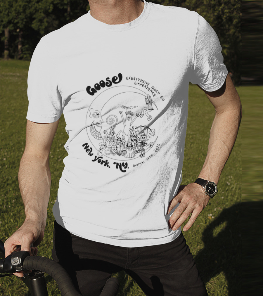 Goose Everything Must Go Experience With Skeleton Vibes T-Shirt