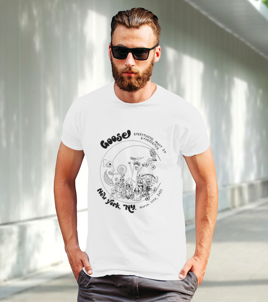 Goose Everything Must Go Experience With Skeleton Vibes T-Shirt