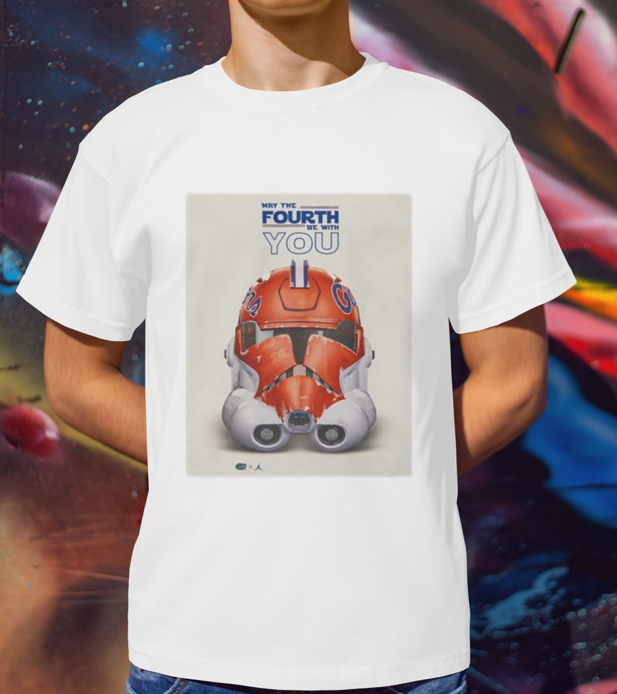 May The Fourth Be With You Florida Gators Helmet T-Shirt