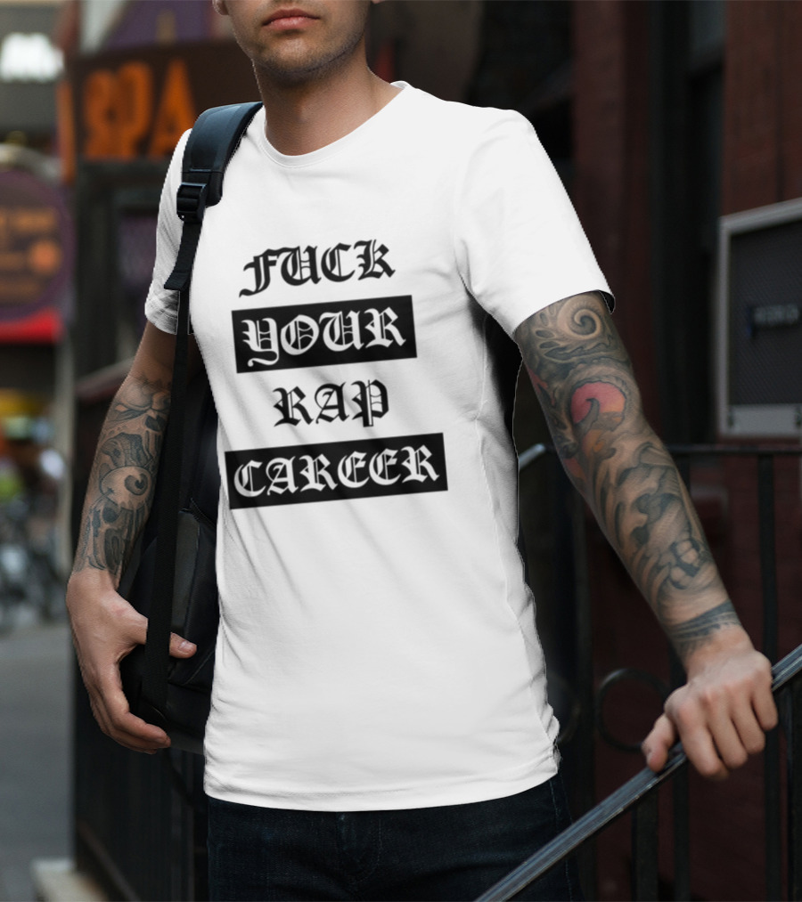 Foos Gone Wild F Your Rap Career Hand Sign Graphic T-Shirt