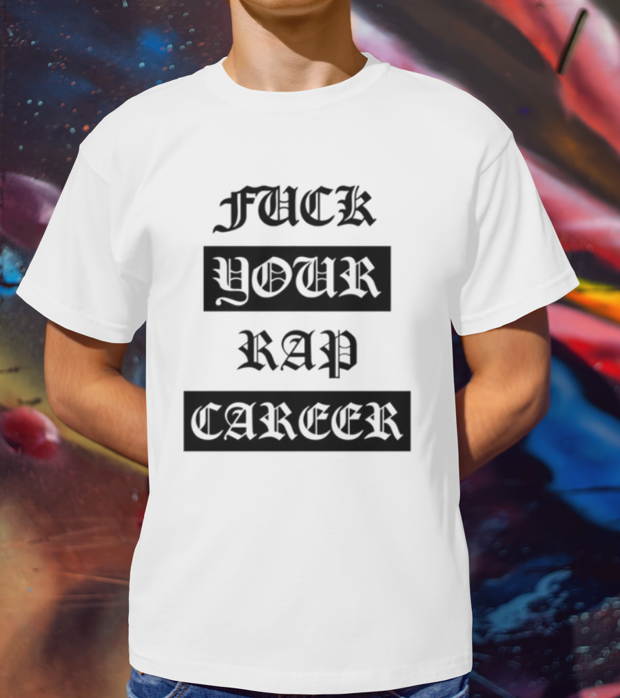 Foos Gone Wild F Your Rap Career Hand Sign Graphic T-Shirt