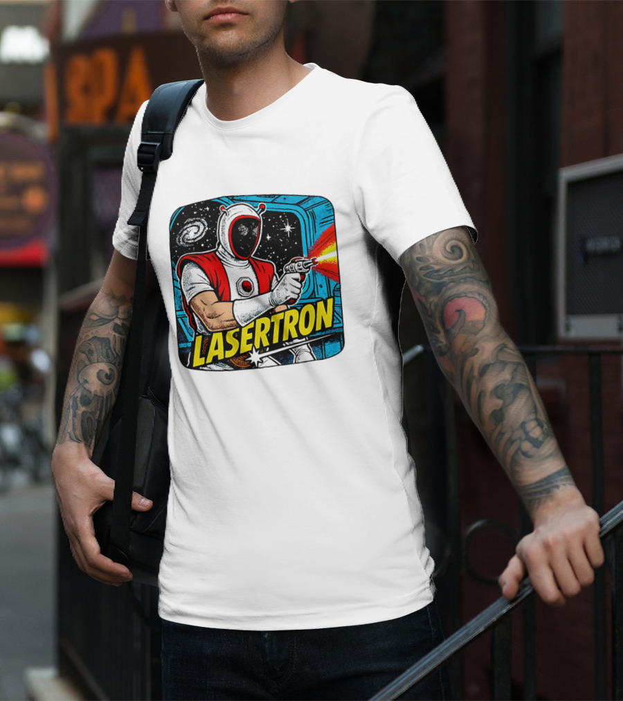 Héctor Guerrero Professional Wrestler Lasertron Space Adventure T-Shirt