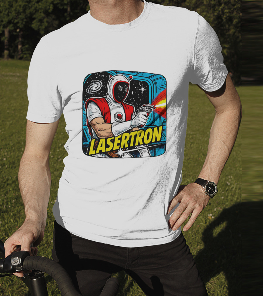 Héctor Guerrero Professional Wrestler Lasertron Space Adventure T-Shirt