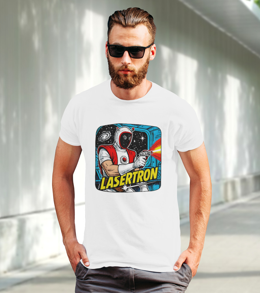 Héctor Guerrero Professional Wrestler Lasertron Space Adventure T-Shirt