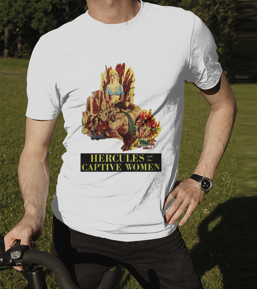Hercules And The Captive Women Classic Movie Vintage Art T-Shirt