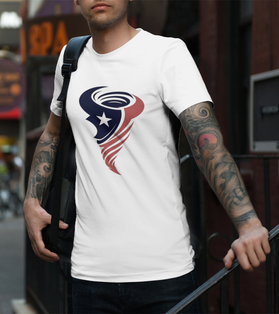 Houston Cyclones Tornado Star Symbol T-Shirt