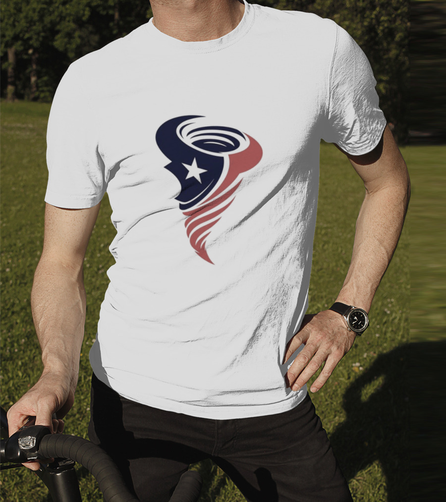 Houston Cyclones Tornado Star Symbol T-Shirt