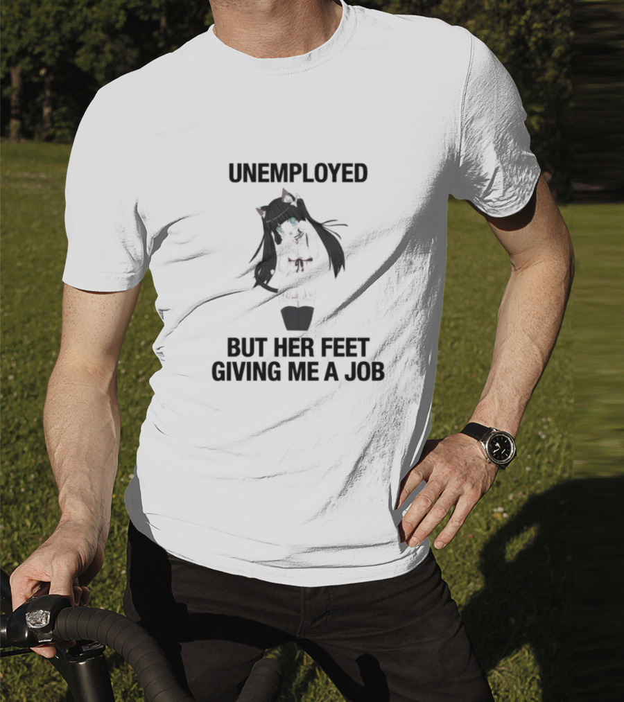 Unemployed But Her Feet Giving Me A Job Lilith's Silhouette T-Shirt