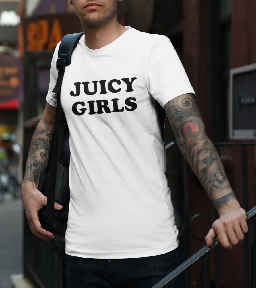 Juicy Girls Classic Old English Font T-Shirt