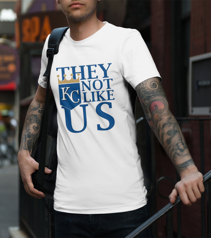 They Not Like Us KC Royals Crown Icon T-Shirt